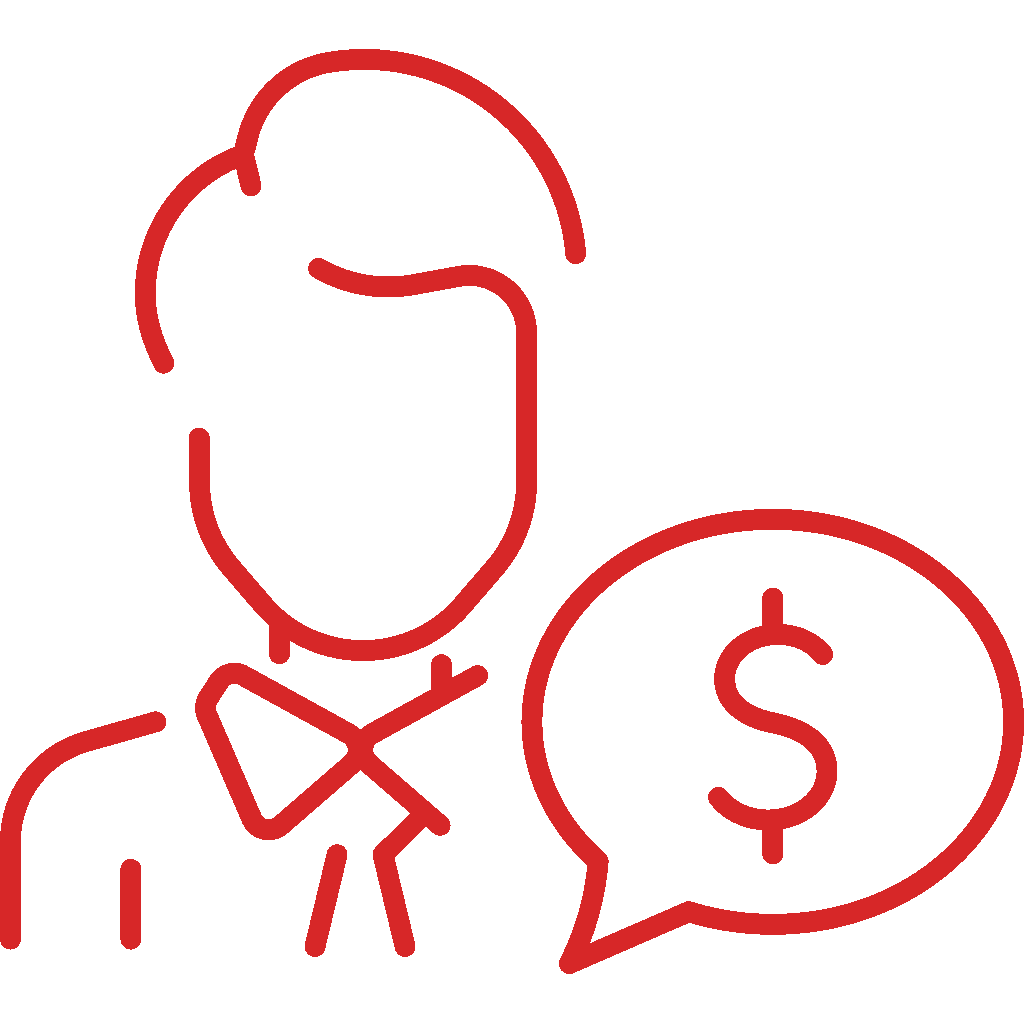 competitive compensation - person with dollar sign
