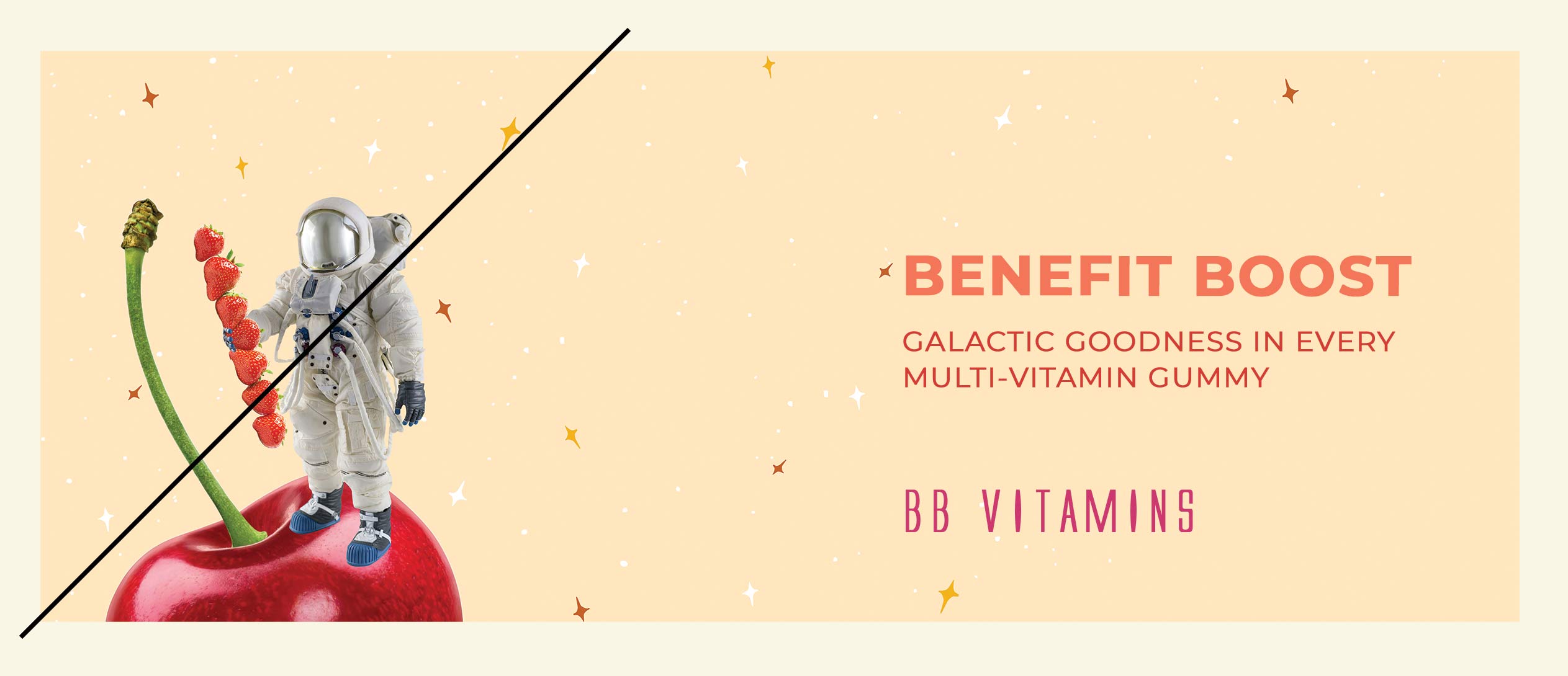 BB Vitamin Hero Image - galactic goodness in every multi-vitamin gummy