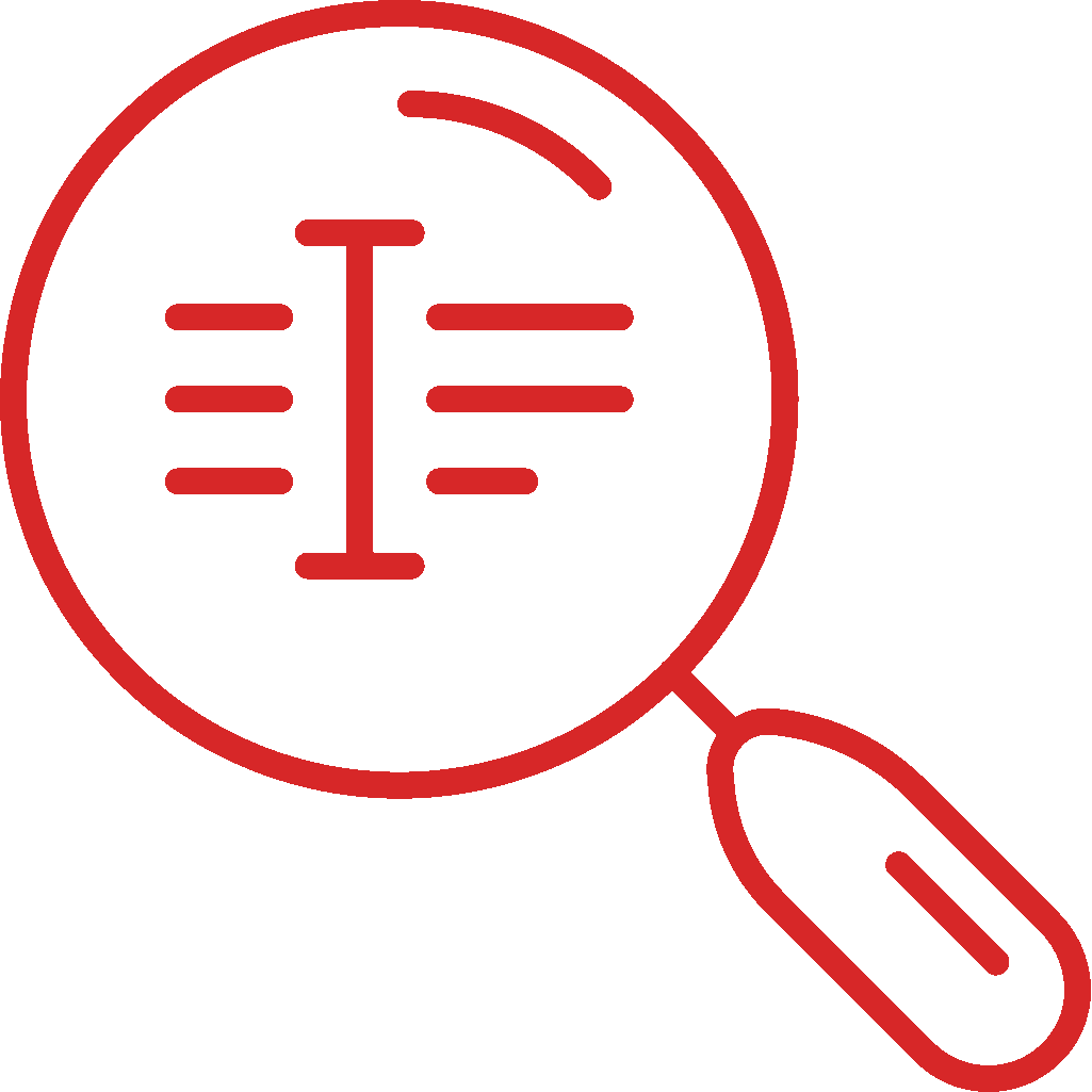 Details Icon - magnifying glass with i