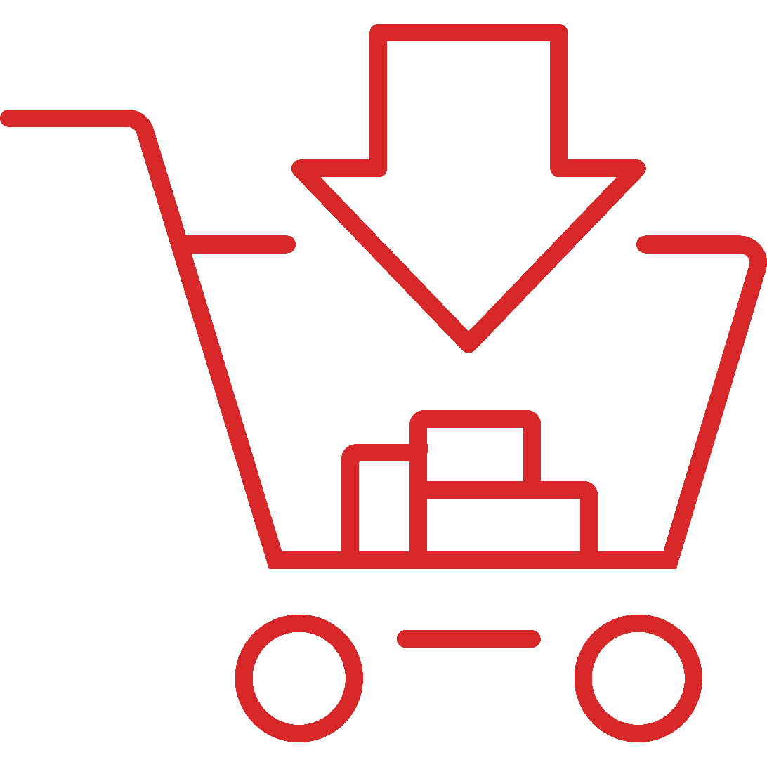 Member Subscriptions & Enroll Icon - shopping cart