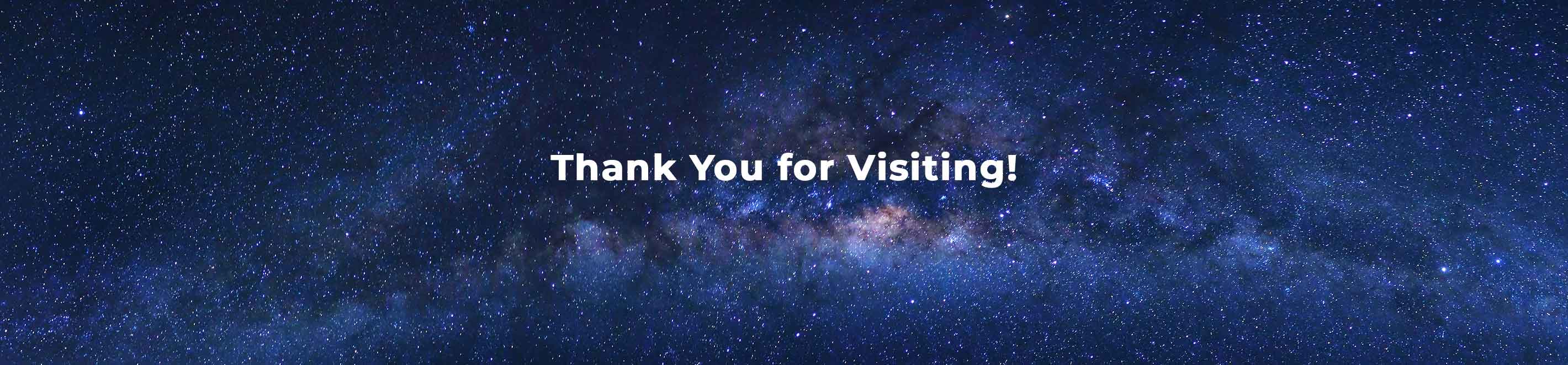 Footer Background of outerspace