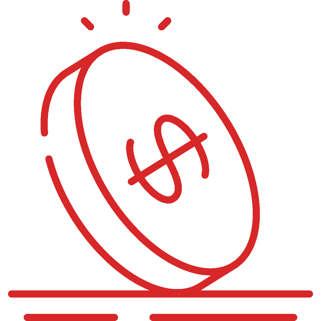 Member Billing Icon - coin with dollar sign
