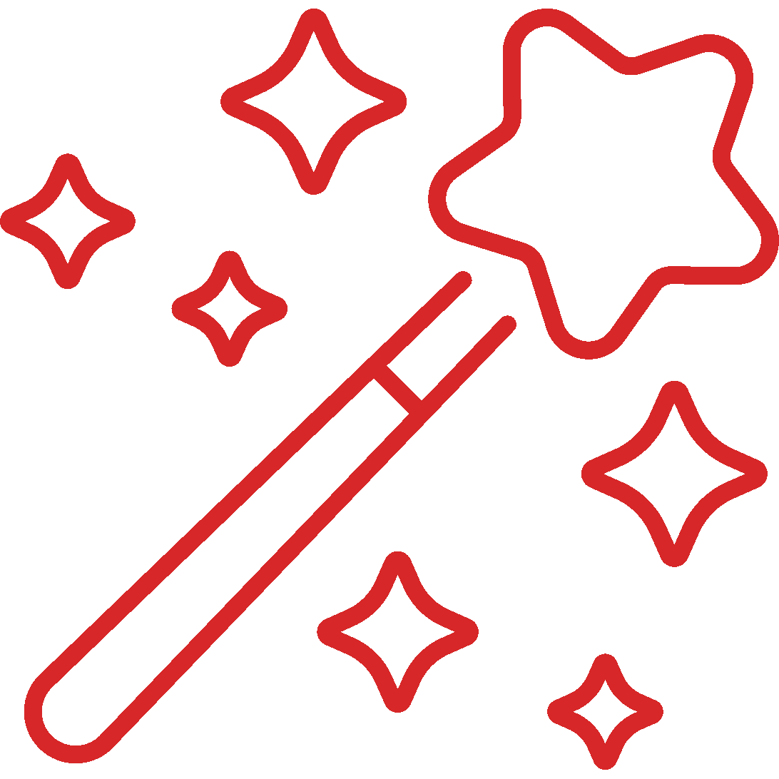 BB Vitamin Overview Icon - magic wand with star