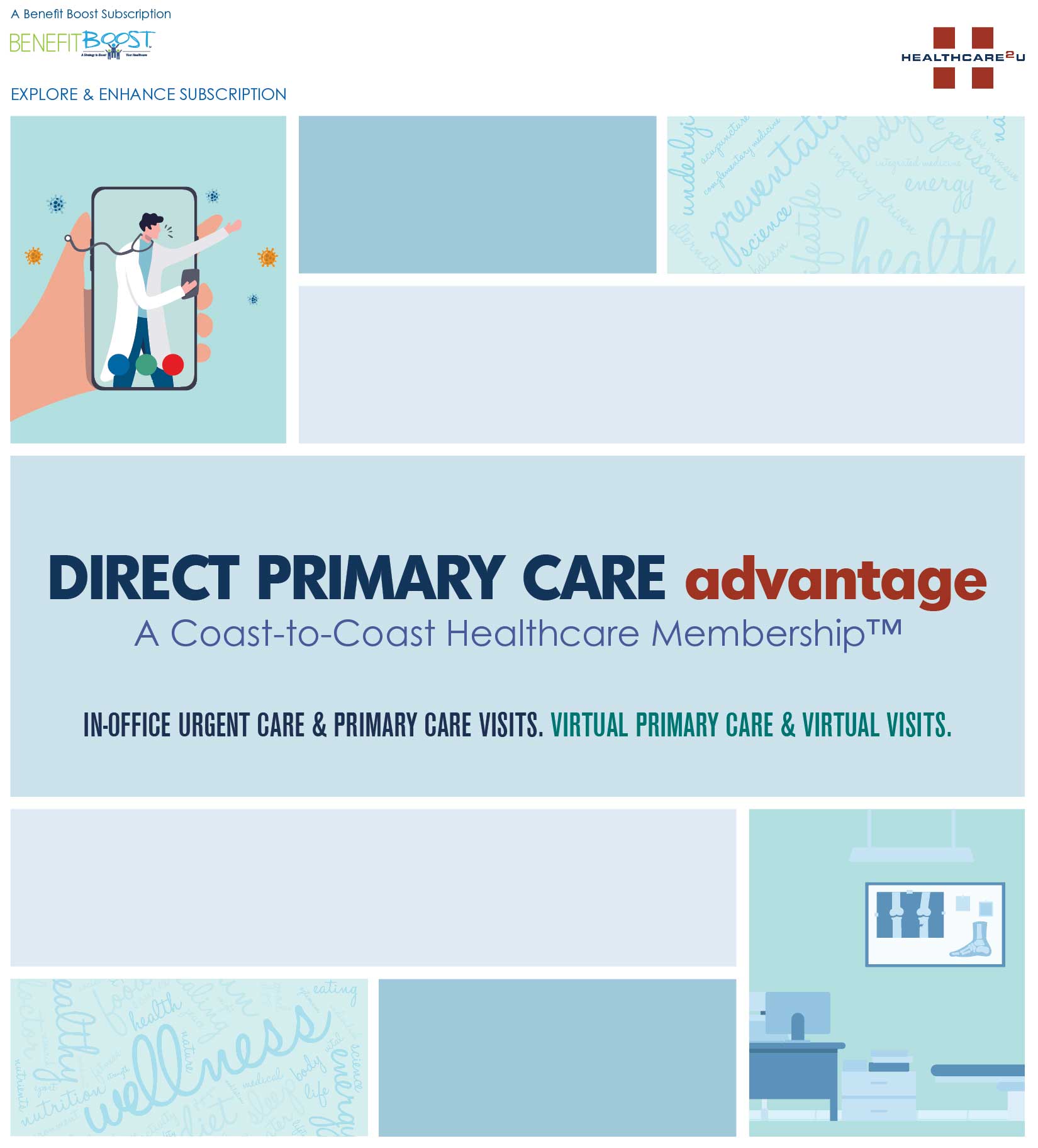 HC2U Direct Primary Care advantage brochure cover