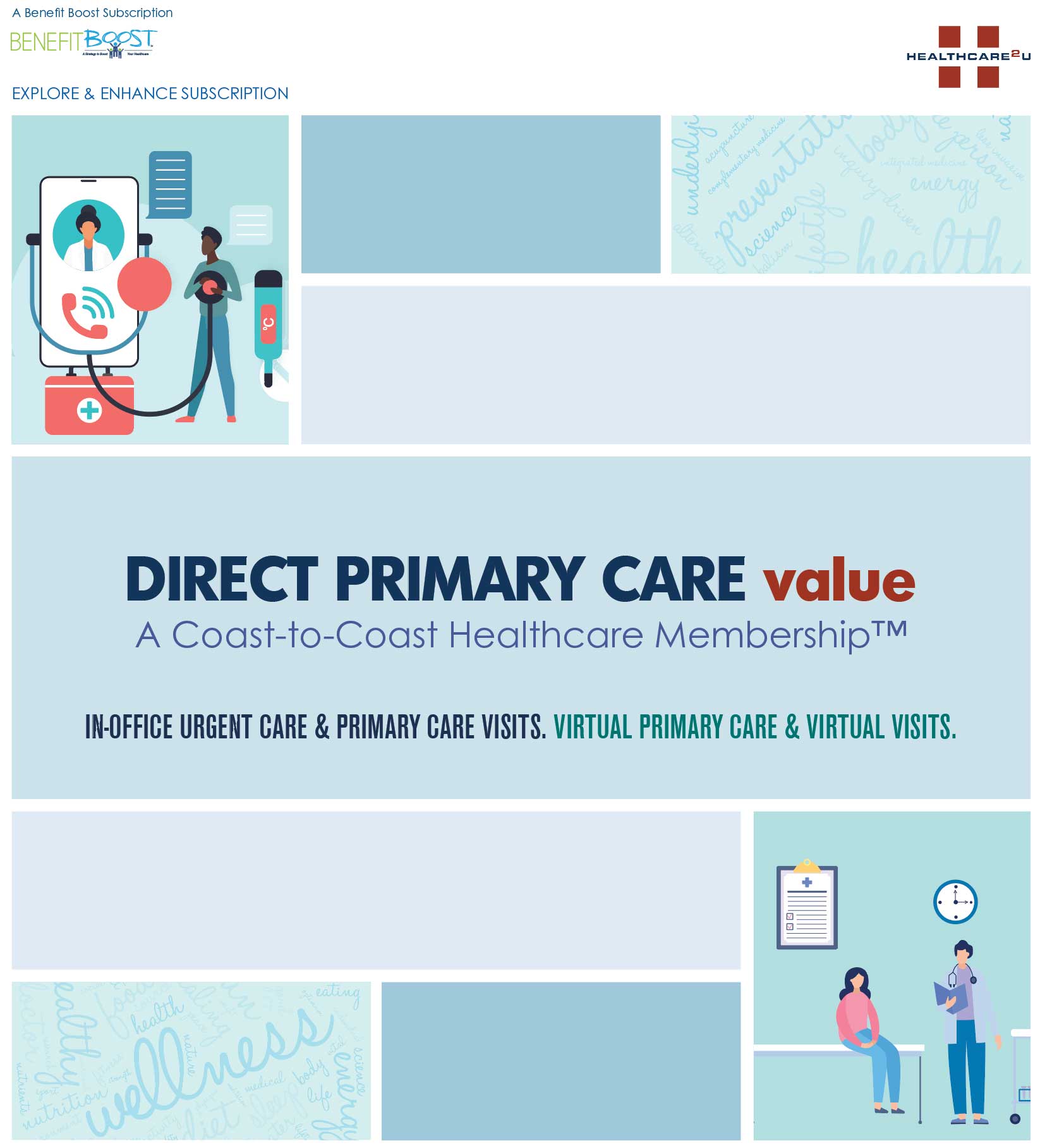 HC2U Direct Primary Care value brochure cover