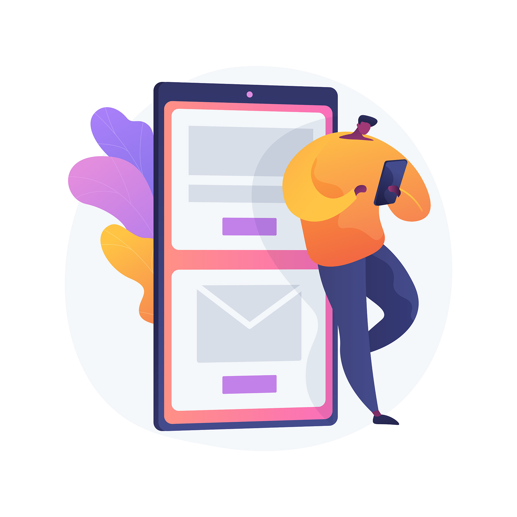 Email Communications illustration