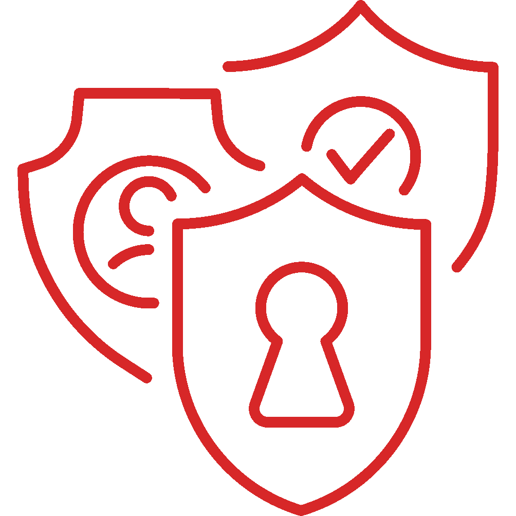 Fortifying Data Security - lock and shields