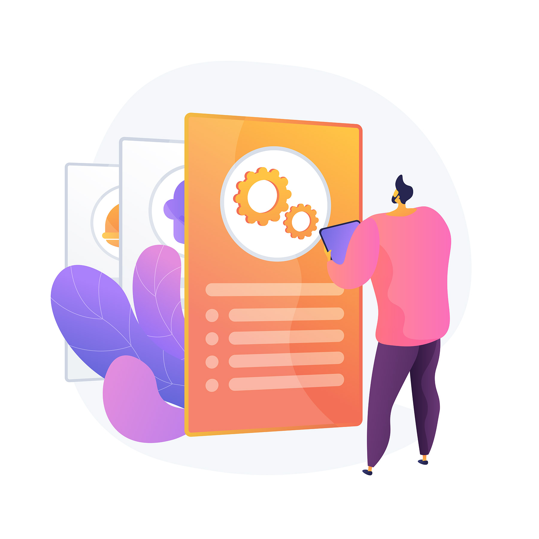 Updating Information illustration